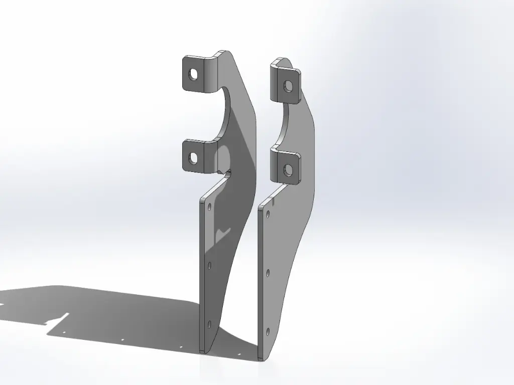 Peterbilt Battery Box Mounting Brackets – Internal