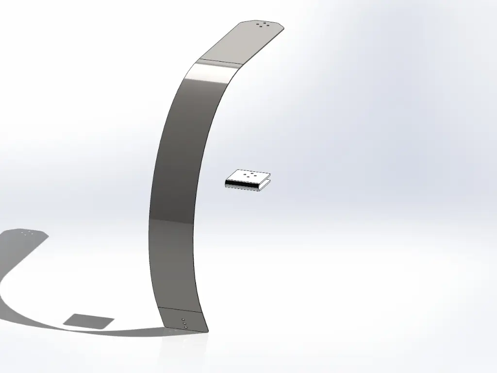 [SLI002073] Kenworth Old Style Fuel Tank Straps - Assembled (2")