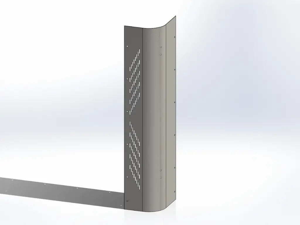 [SLI002094] Peterbilt OEM Factory Style Heatshields - 60" | New Style (No, Drivers Side)