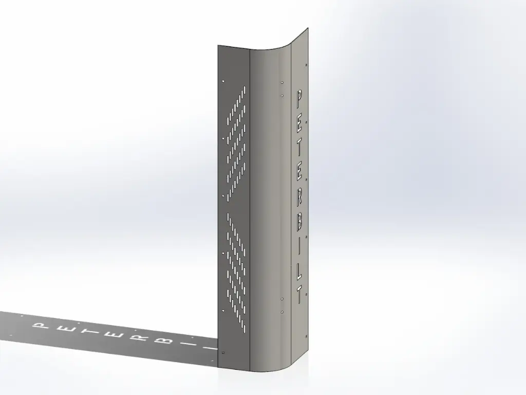 Peterbilt OEM Factory Style Heatshields - 60" | New Style