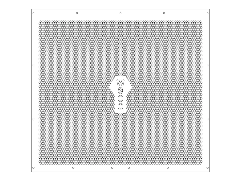 Kenworth W900B Punched Grills