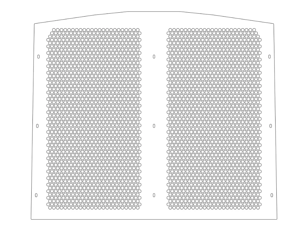 [SLI000513] Kenworth T600 Punched Grills (Circle, 16g)