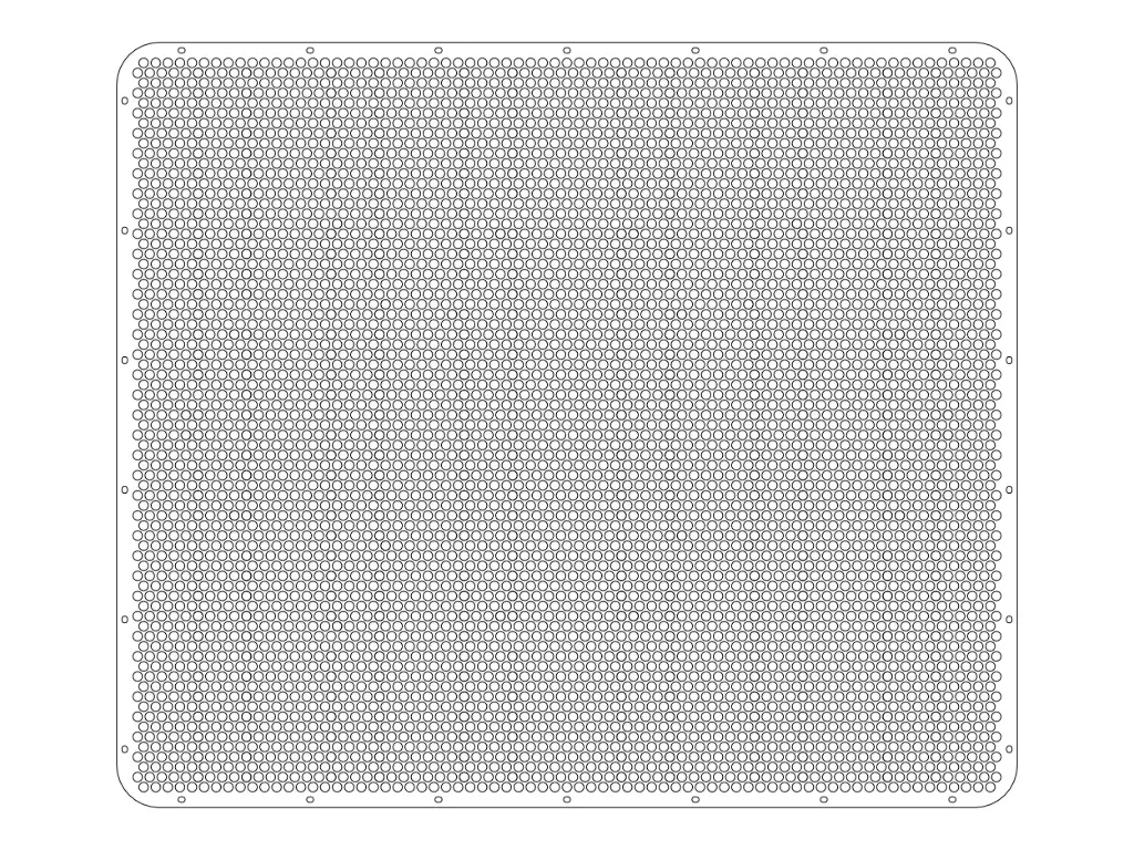 [SLI000530] Peterbilt 389/589 STC Punched Grills - 379 Style (Circle, 16g)