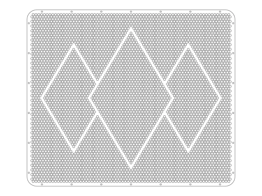 Peterbilt 389/589 STC Punched Grills - 379 Style