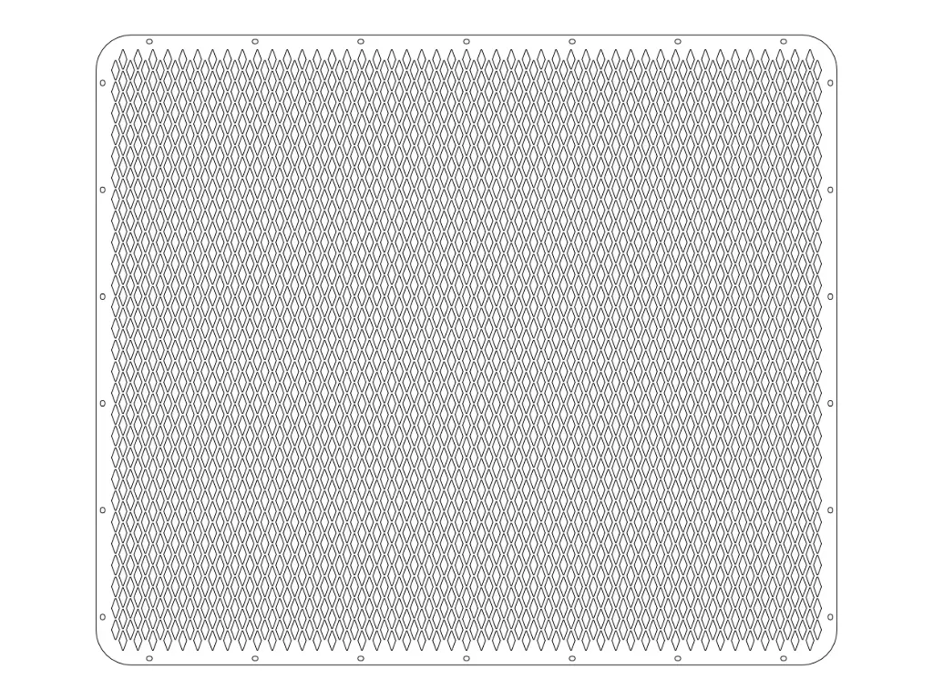 Peterbilt 389/589 STC Punched Grills - 379 Style