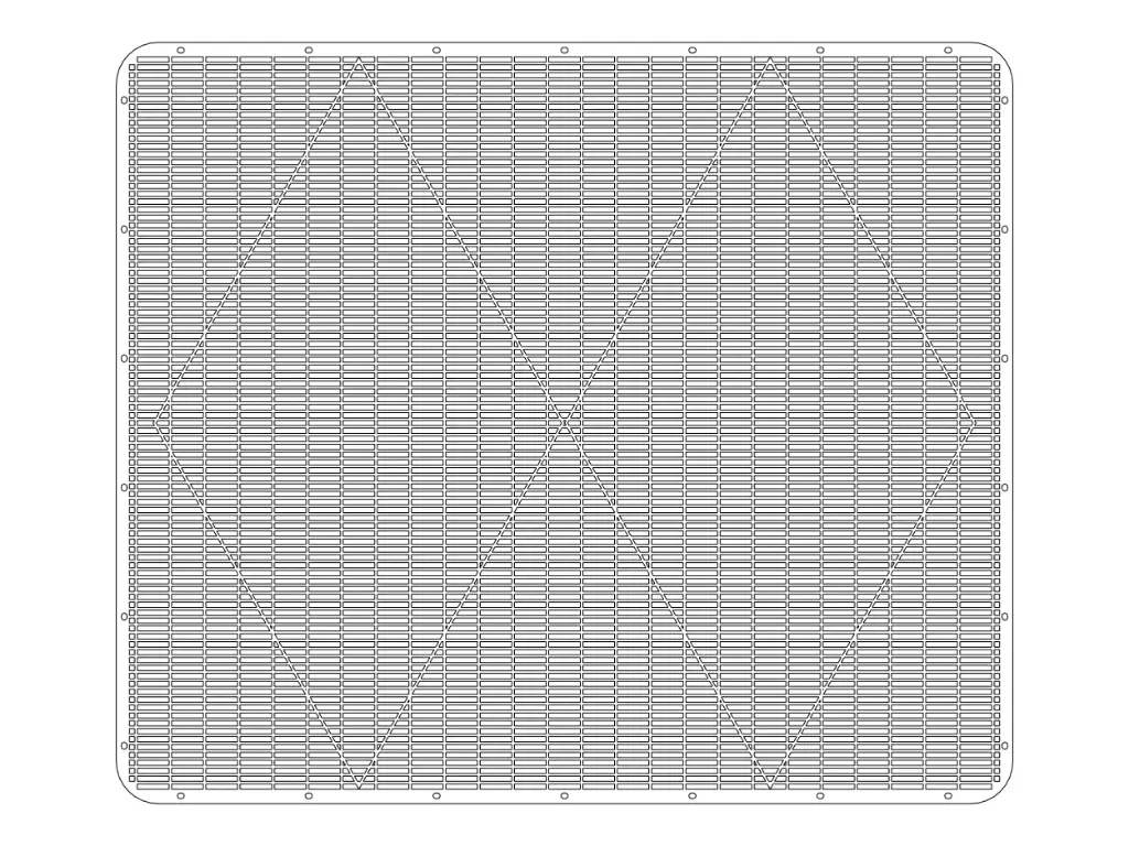 Peterbilt 389/589 STC Punched Grills - 379 Style