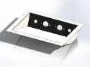 Inset Airline Box - 20" x 15" | Paintable Aluminum