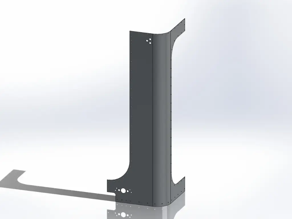 Peterbilt 5-Series Sleeper Panels - Front Corner Drivers Side, 36" (44")