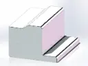 Peterbilt Complete Battery / Step Box Covers, Raised Step - Stainless