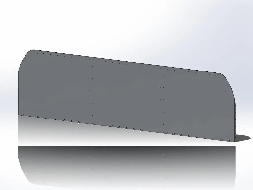 Peterbilt 70″ (78″) Sleeper Panels - Back Top