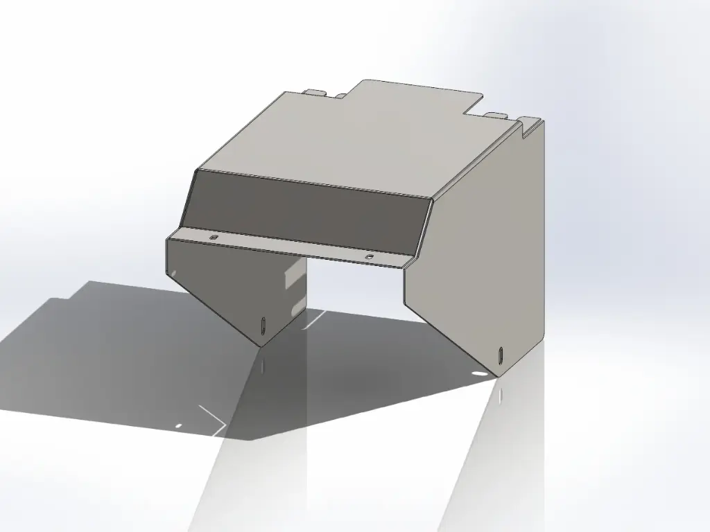 Paccar 2022+ DEF Tank Top Covers - Paintable Aluminum