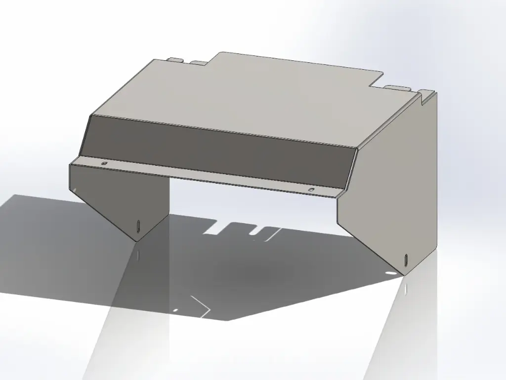 Paccar 2022+ DEF Tank Top Covers - Paintable Aluminum