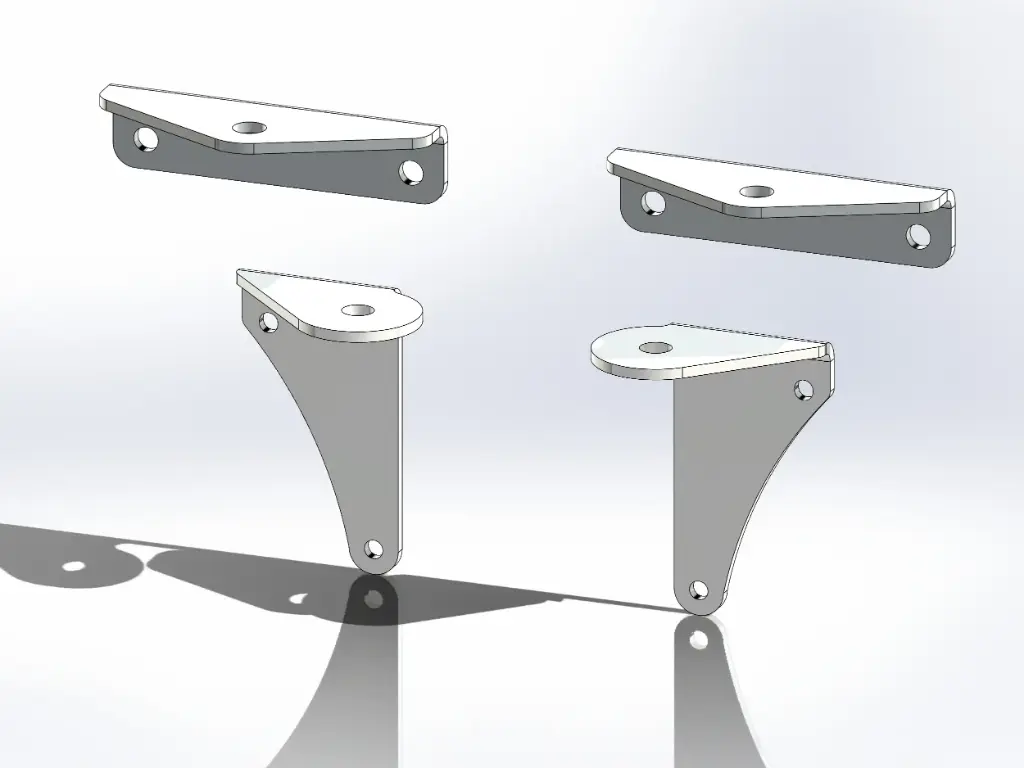 Peterbilt Mirror Mounting Brackets