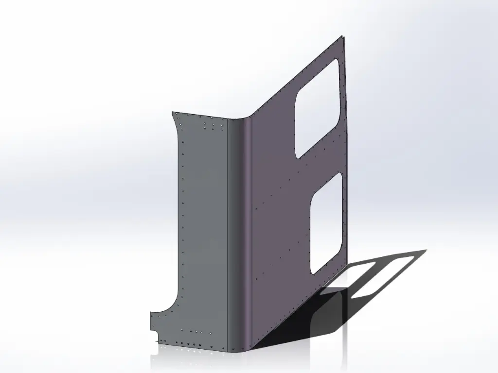 [SLI000056] Peterbilt 70″ (78″) Sleeper Panels - Sides (Drivers Side)