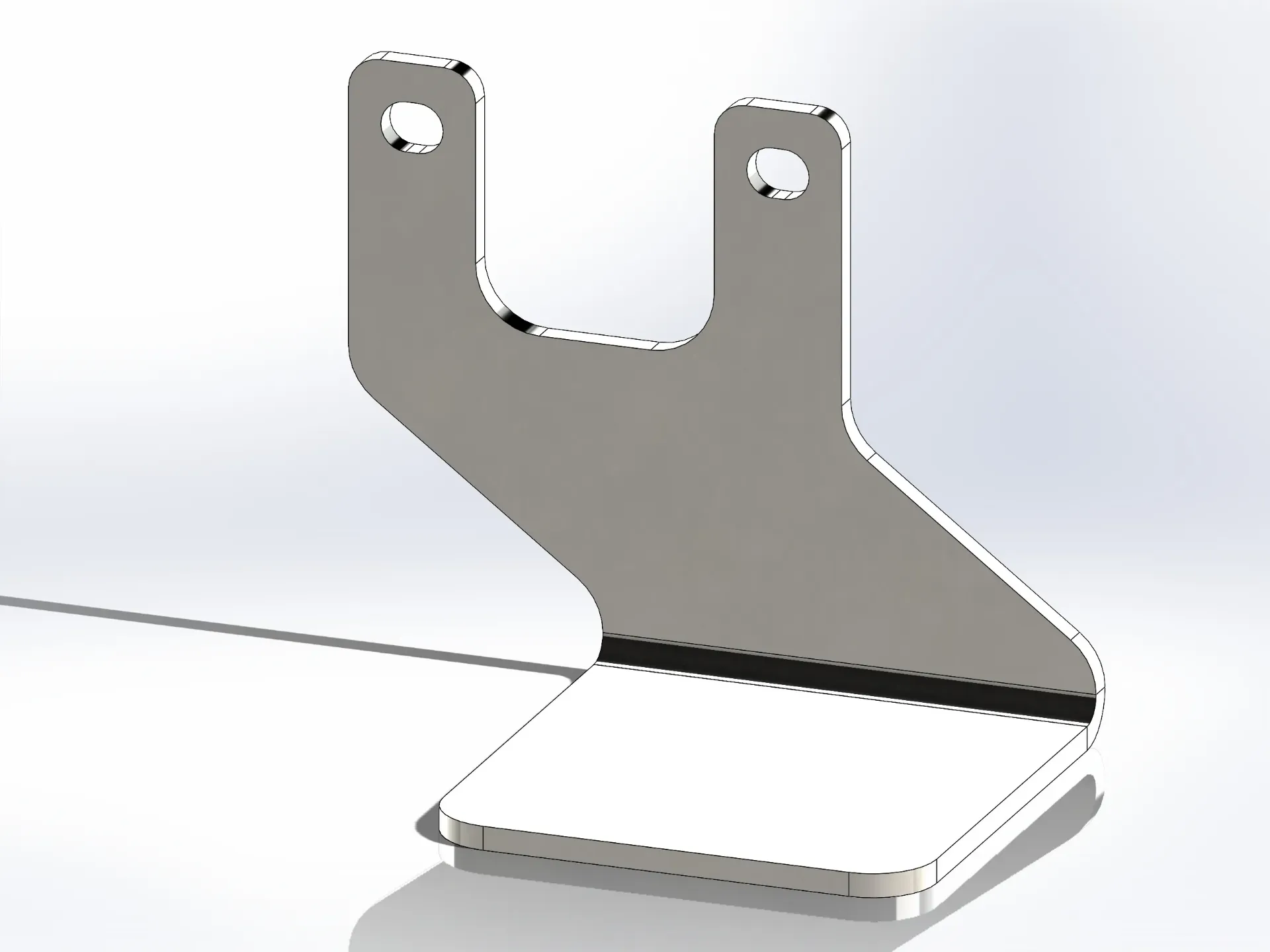 [SLI002502] Frame Steps - Low Air Leaf Suspension (No Holes, Drivers Side)