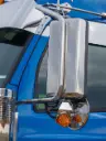 Peterbilt 589 Angled Cab Mount One-Piece Mirror Brackets