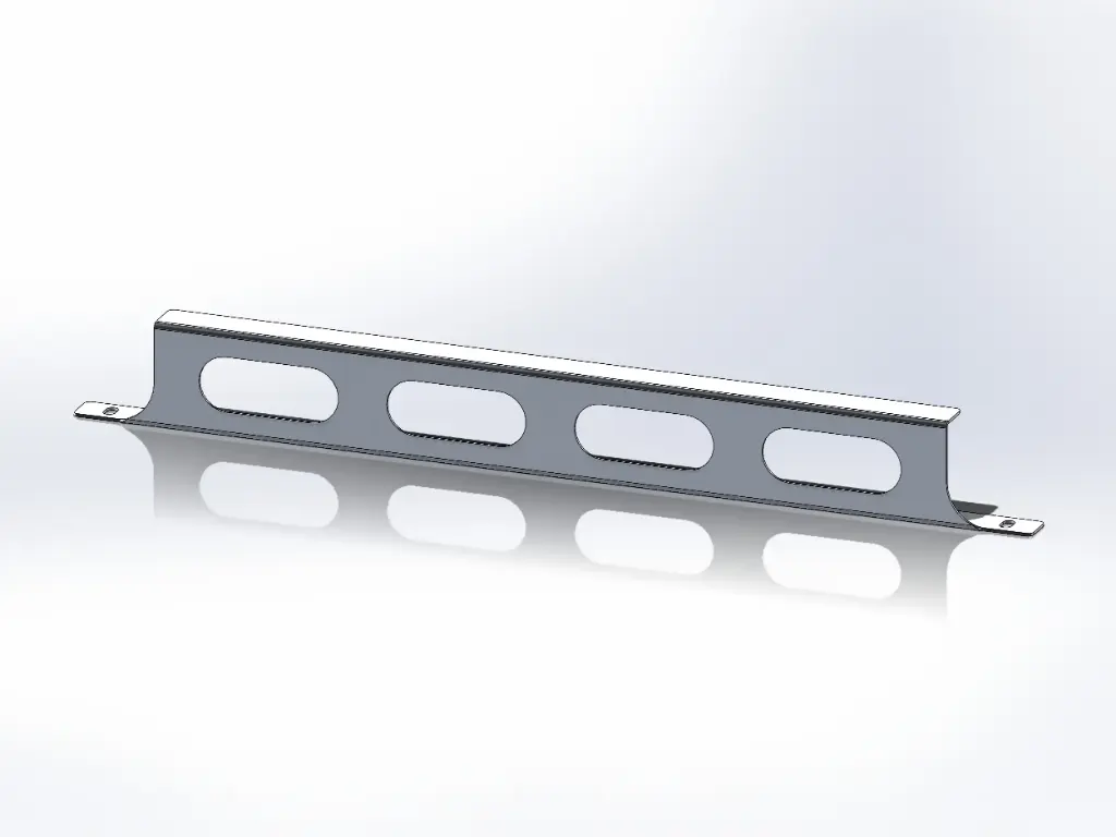 Bumper Rear Shining Light Brackets