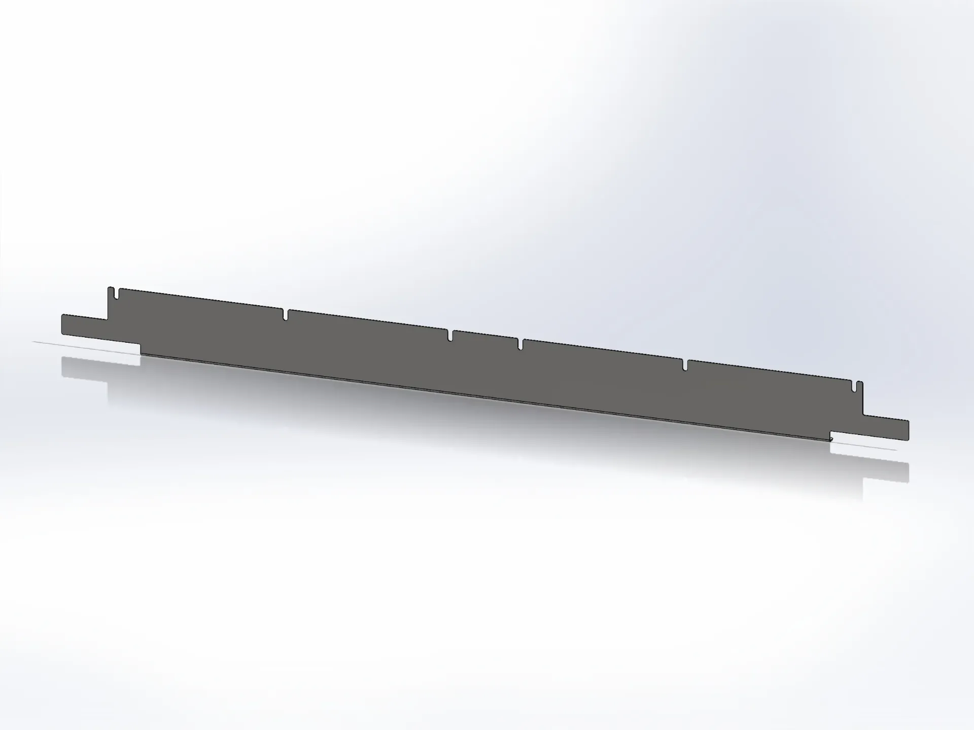 [SLI002878] Kenworth W900B Grill Crown Bottom