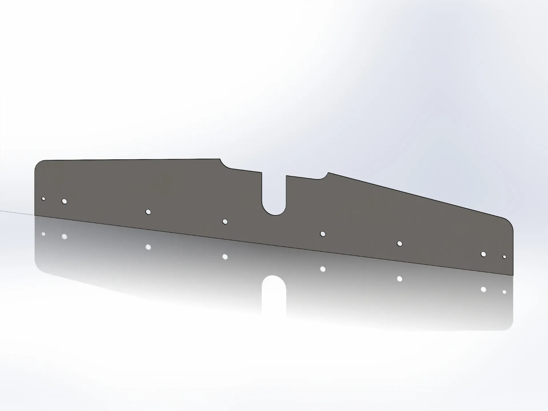 Kenworth K100 Grill Crown Top Insert