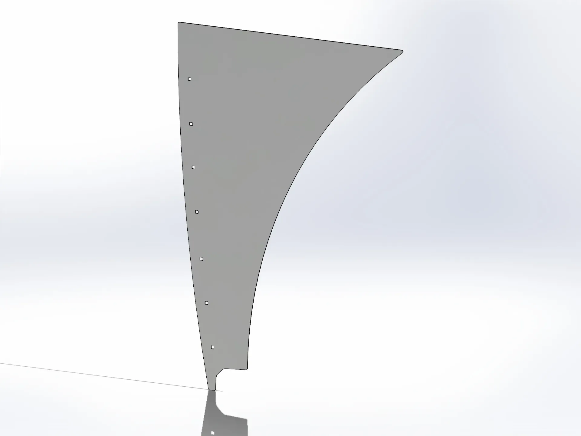 Peterbilt 388/389 Short Hood Lower Hood Extension Panels