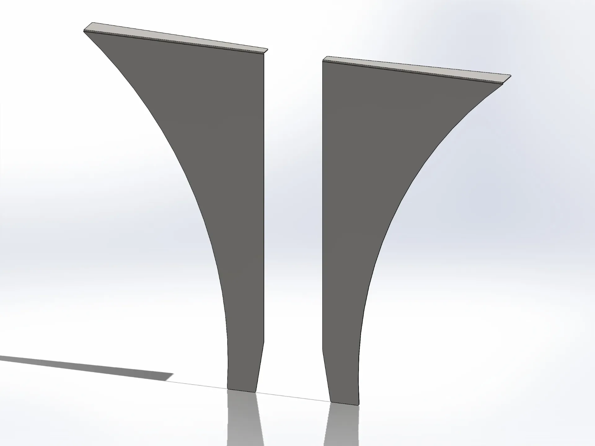 Peterbilt 379 Short Hood Lower Hood Extension Panels