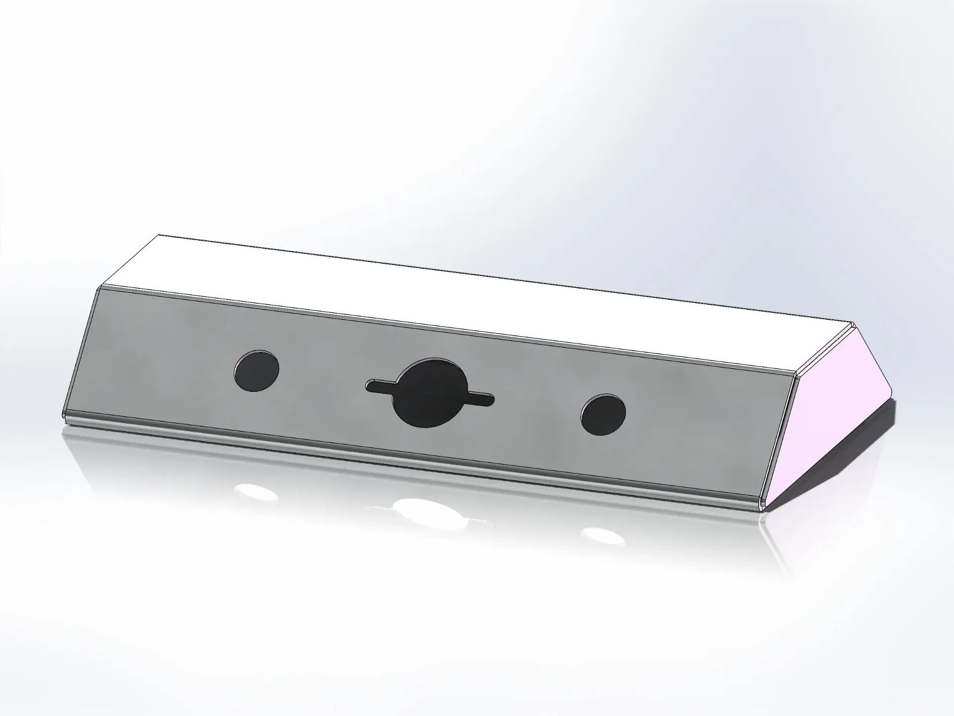 Small Airline Box - 9" x 3" x 18" | Paintable Aluminum