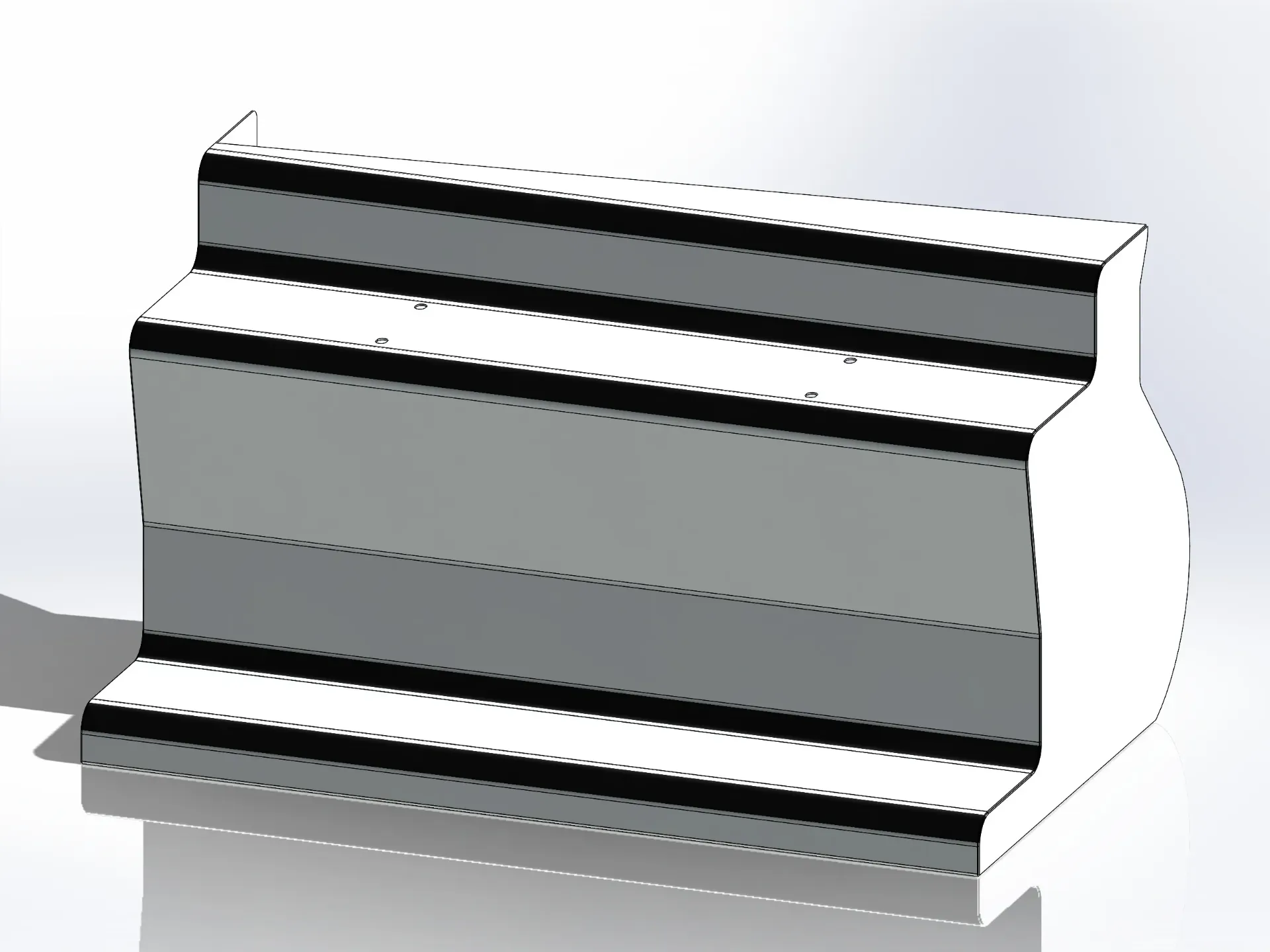 [SLI003467] Kenworth 2018+ Passengers Side DPF Box Step Covers - No Muffler Cutout