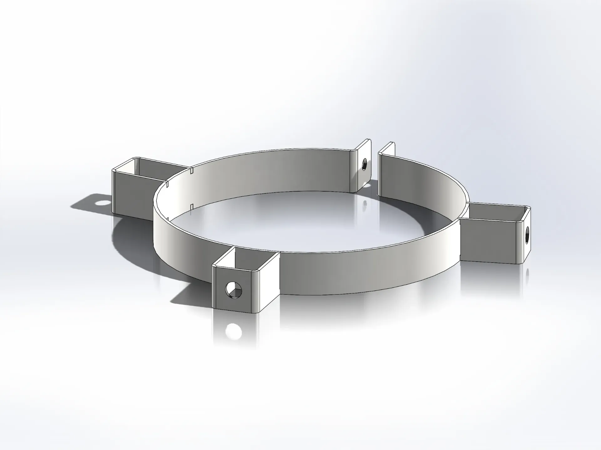 Retro Style Heatshield Clamps